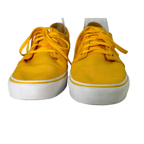 DC Mens Size 9 Trase Tx Skateboard Shoes 300126 Low Top Lace Up Yellow - Picture 3 of 11